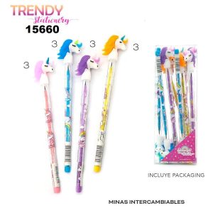 15660 – Lapiz Trendy CAJA X12
