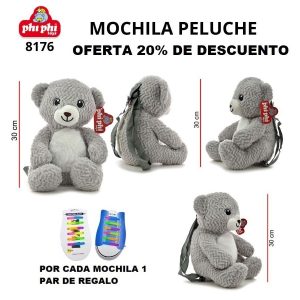 8176 MOCHILA OSO 30CM