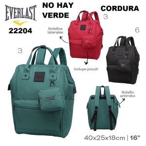 22204 Mochila Everlast C/ Monedero