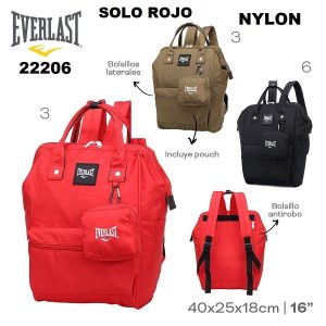 22206 Mochila Everlast C/ Monedero