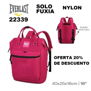 22339 Mochila Everlast SOLO FUCSIA