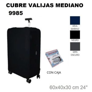 9985 CUBRE VALIJA MEDIANA LISA 24″