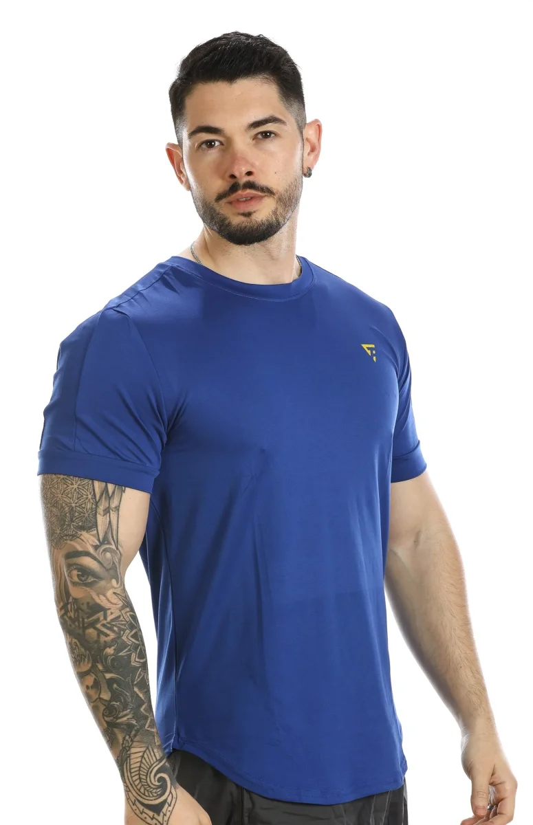 Camiseta elástica ARES (azul)