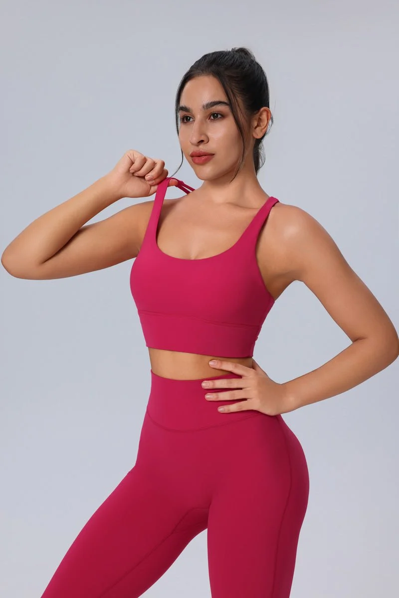 Crisscross Back Sports Bra - Imagen 8