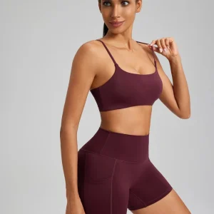 Spaghetti Strap Yoga Bra UPF 50+