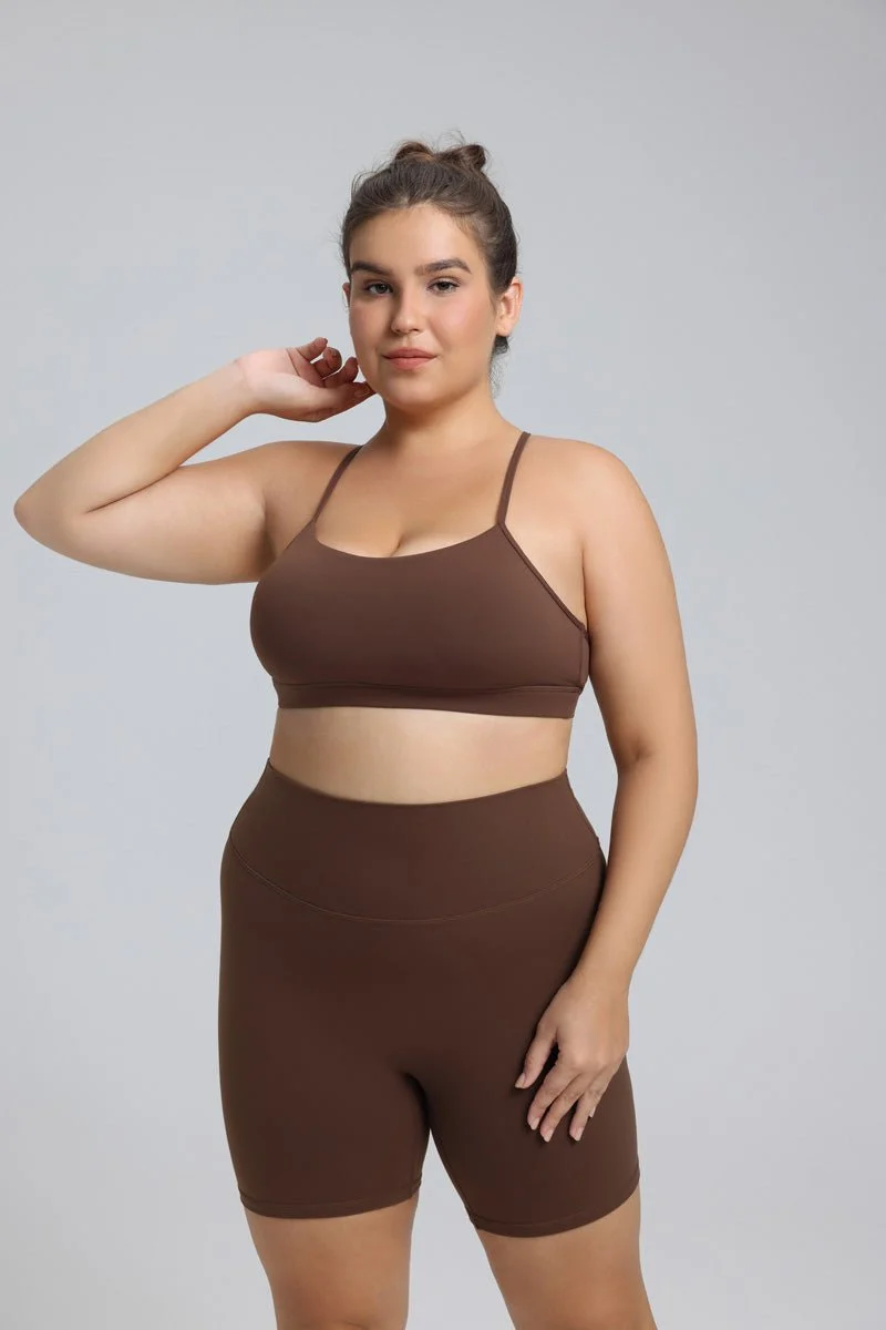 Plus Size Y-Back Yoga Bra - Imagen 3