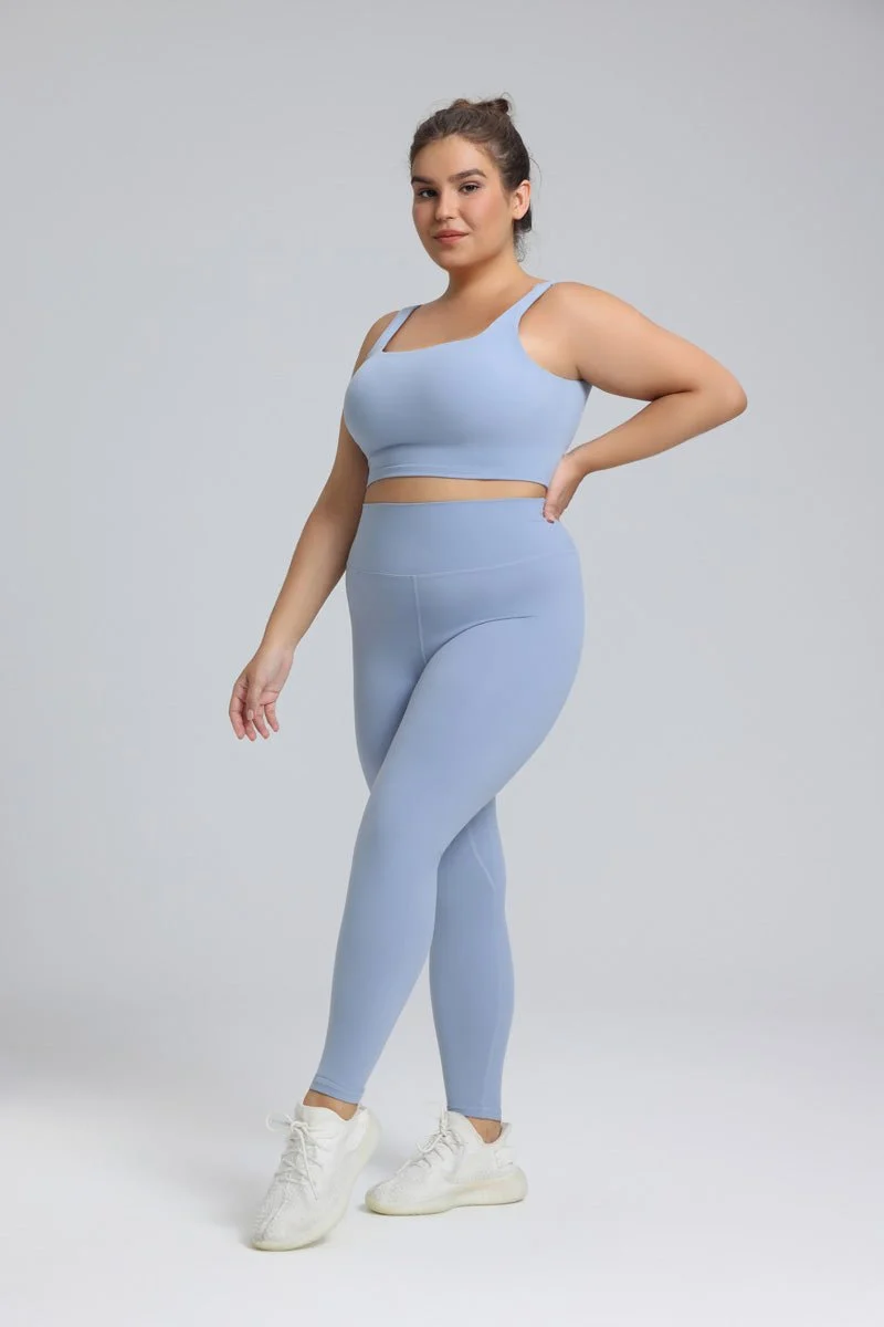 Plus Size Naked Feel Yoga Pants - Imagen 4