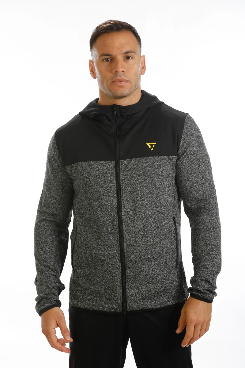 Sudadera HEFEST (gris/negro) - Imagen 2
