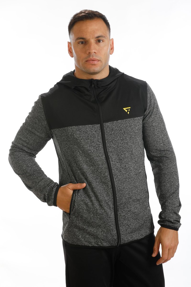 Sudadera HEFEST (gris/negro) - Imagen 3