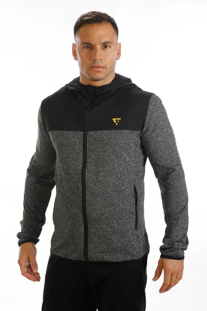 Sudadera HEFEST (gris/negro) - Imagen 5