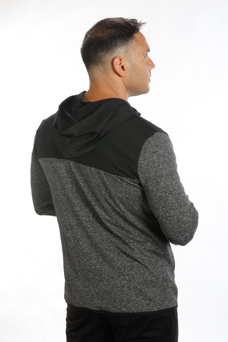 Sudadera HEFEST (gris/negro) - Imagen 7