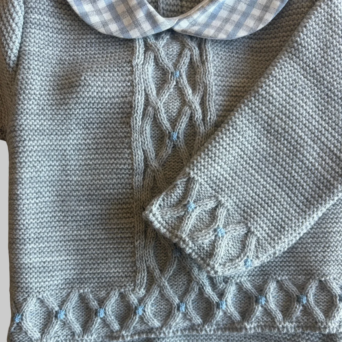 CONJUNTO PUNTO BEBE CUADRO - Imagen 3