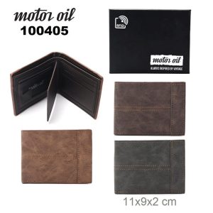 100405 Billetera Motor Oil PROTECCION RFID