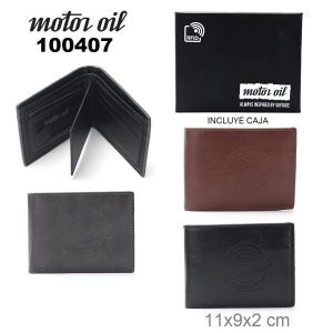 100407 Billetera Motor Oil PROTECCION RFID