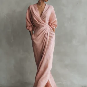 Rosa - Vestido Maxi Minimalista