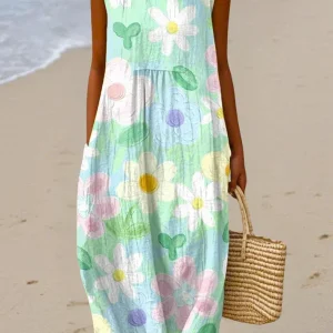 Vestido Midi Pastel Blossom - Erin