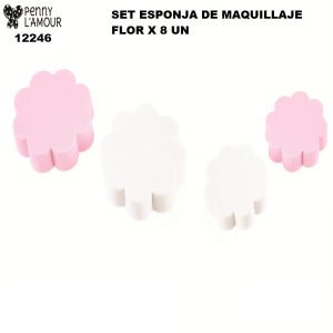 12246 SET ESPONJA MAQUILLAJE