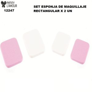 12247 SET ESPONJA MAQUILLAJE