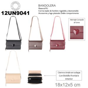 12UN9041 BANDOLERA PU