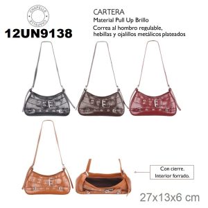 12UN9138 BANDOLERA DAMA CON DETALLES