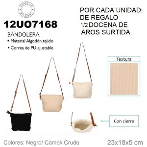 12UO7168 BANDOLERA LONA BATIK