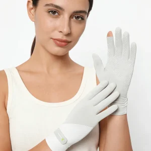 UPF 50+ Color-Block Anti-Slip Gloves