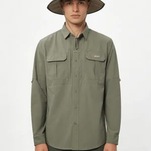 UV Protection Outdoor Long Sleeve Workwear Shirt