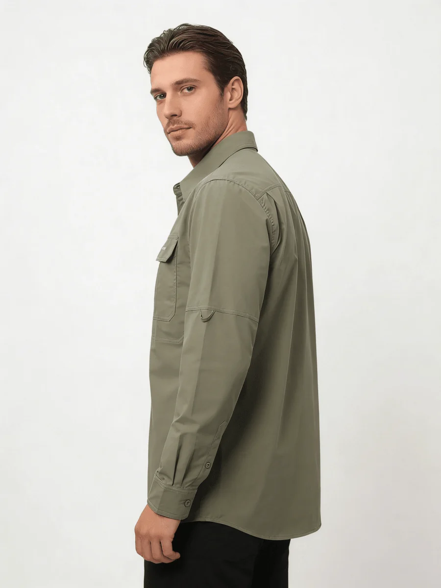 UV Protection Outdoor Long Sleeve Workwear Shirt - Imagen 3