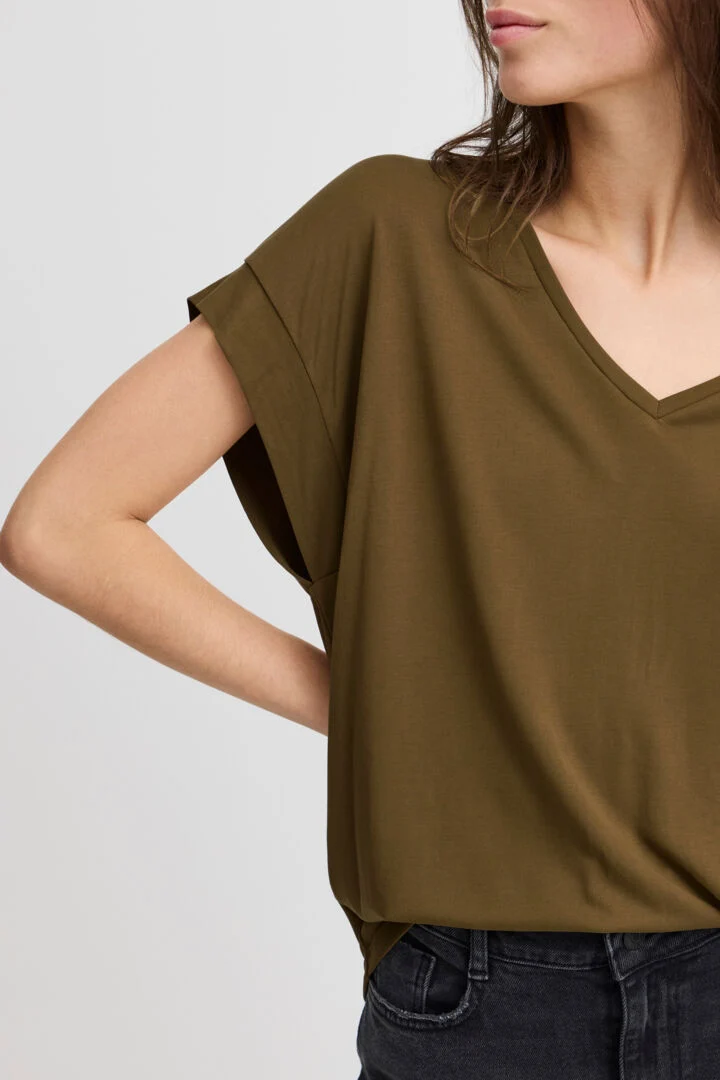 Camiseta detalle hombro BYPERL BYOUNG - Imagen 3