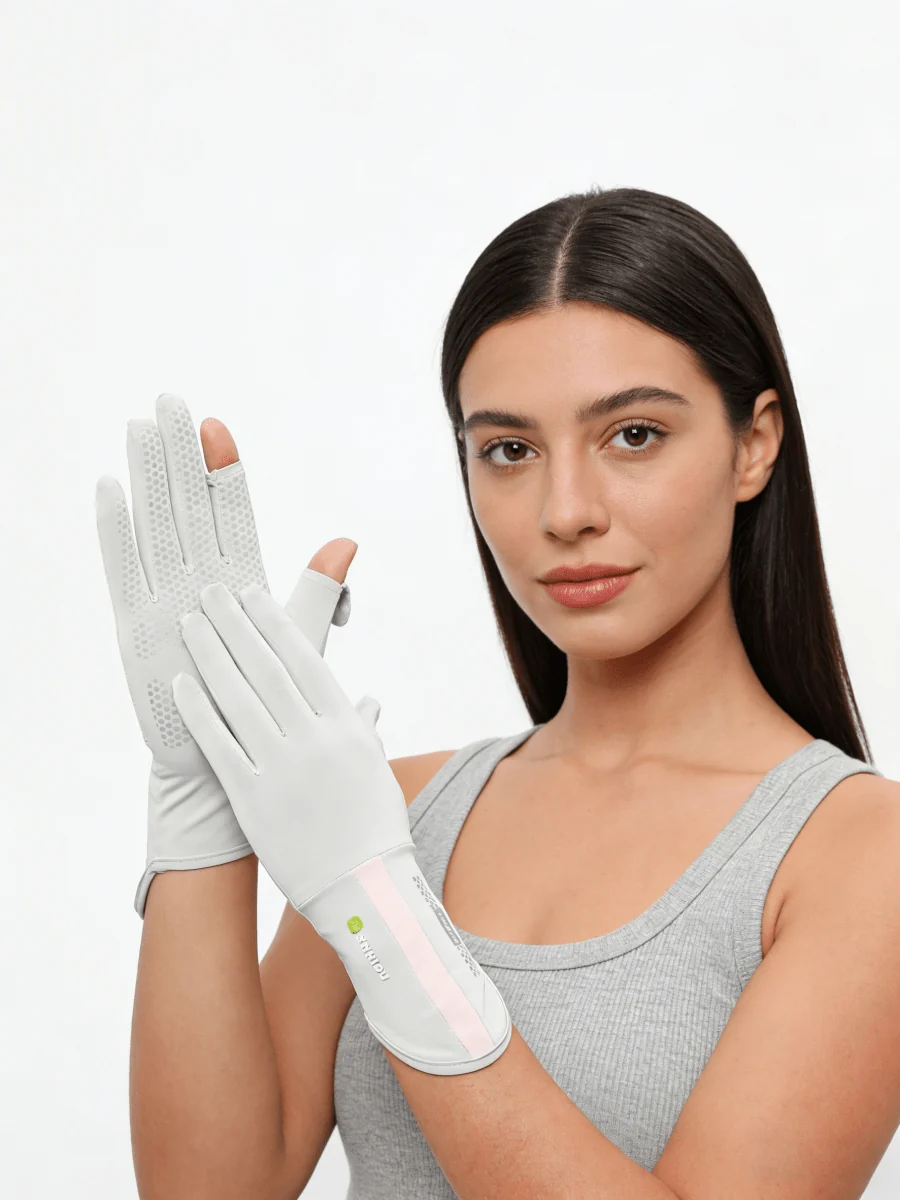 UPF 50+ Touchscreen Cooling Gloves - Imagen 6