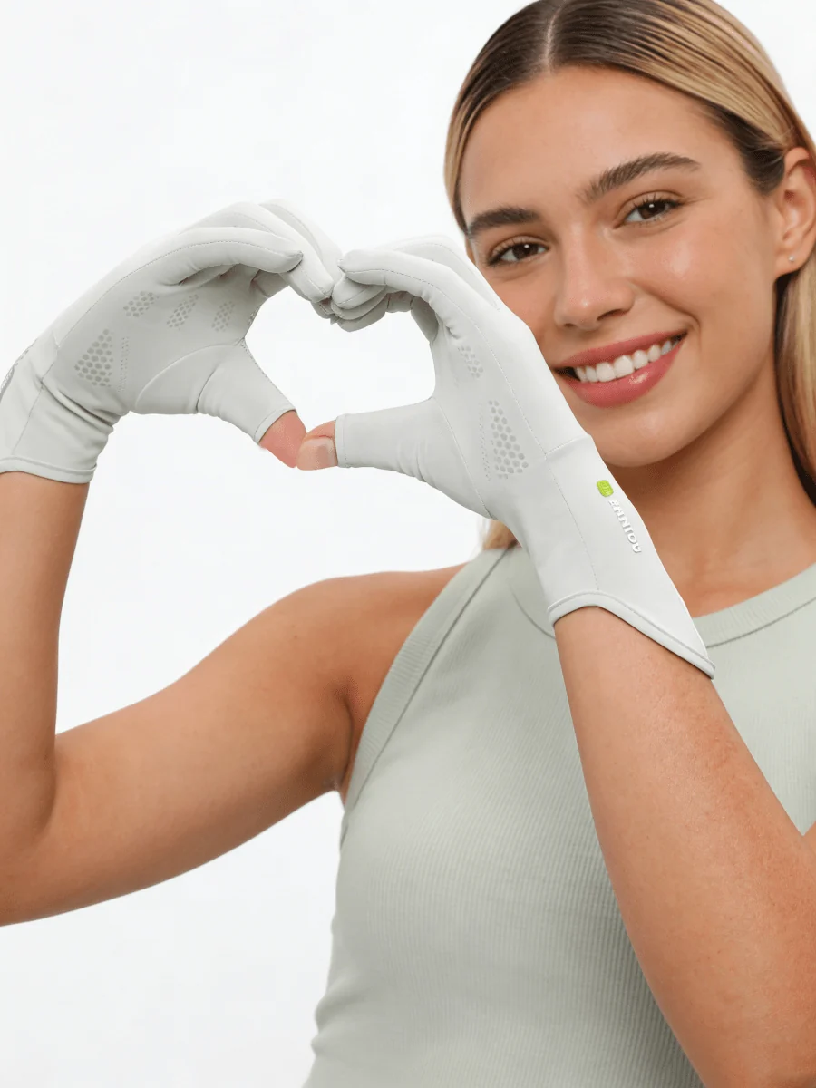 UPF 50+ Touchscreen Cooling Gloves - Imagen 7