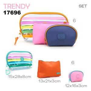 17696 Set Portacosmeticos Trendy