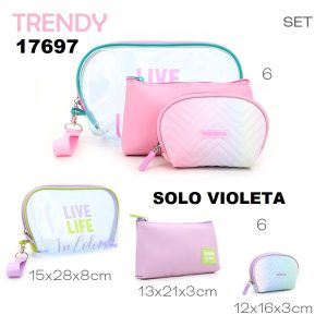 17697 Set Portacosmeticos Trendy