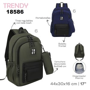 18586 Mochila C/Cartu Trendy