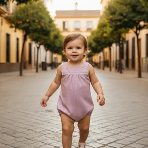 PETO ALGODÓN ROSA Y PUNTILLA