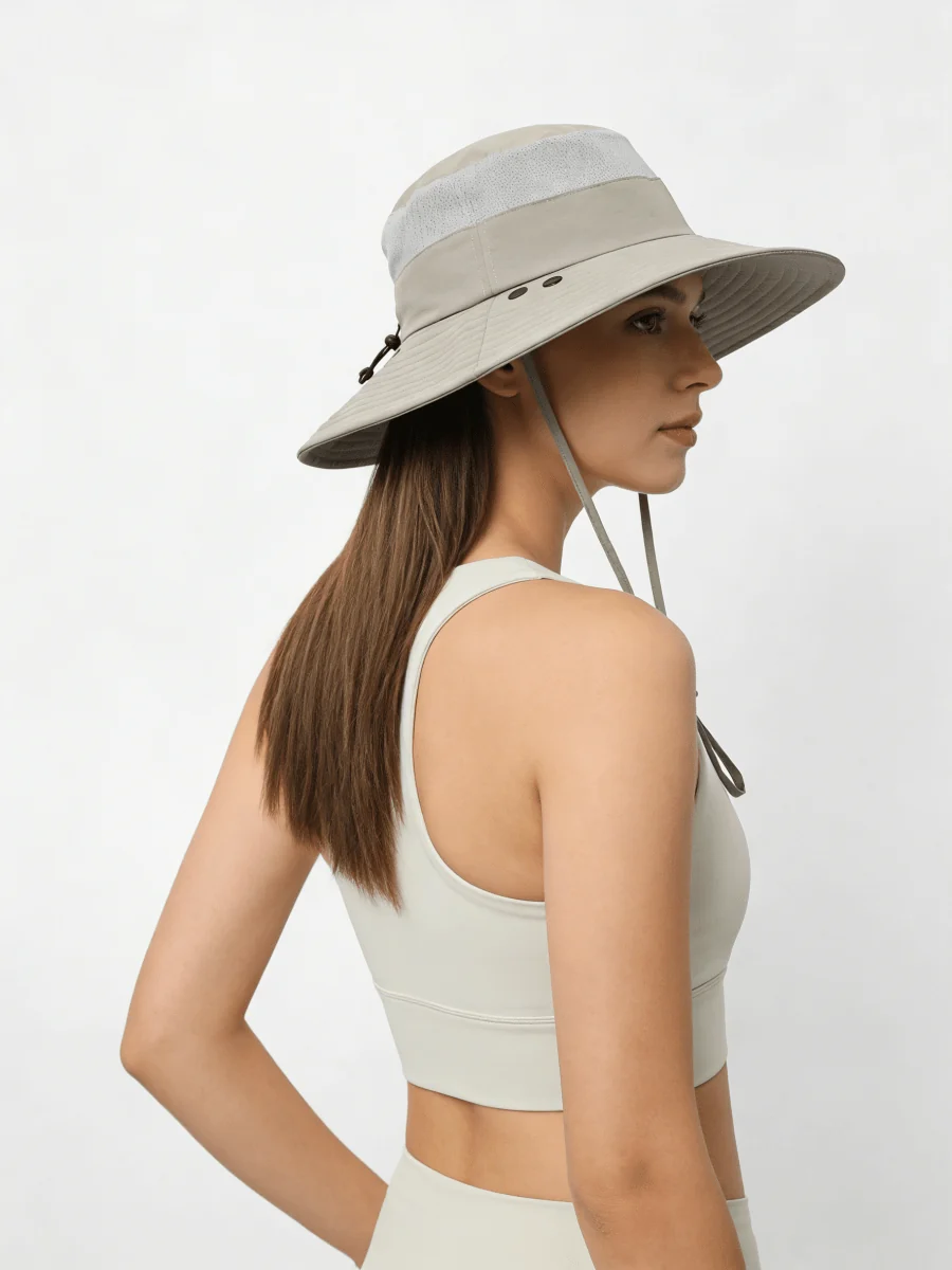 UPF 50+ Bucket Hat with Face & Neck Cover - Imagen 5