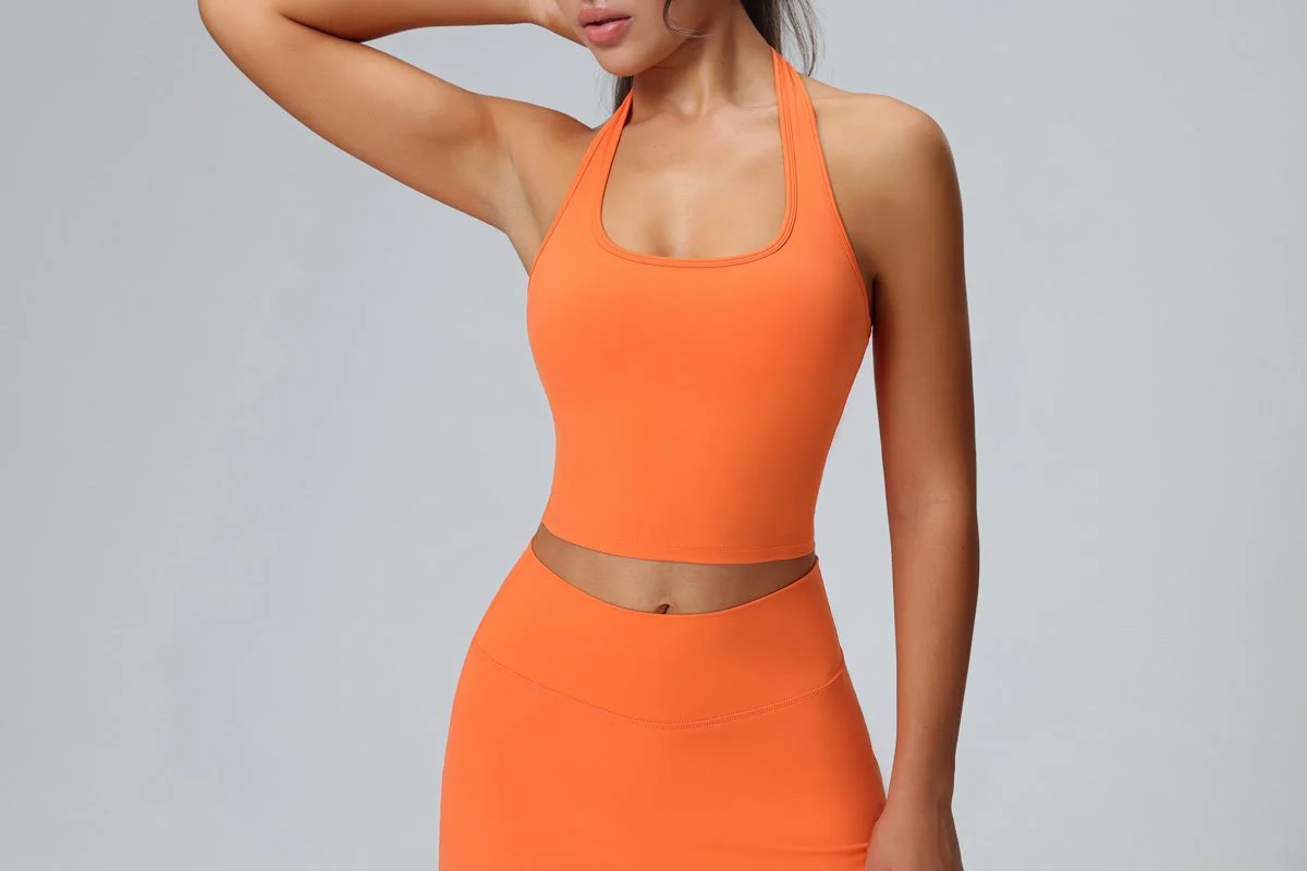 Halter Neck Yoga Bra - Imagen 8