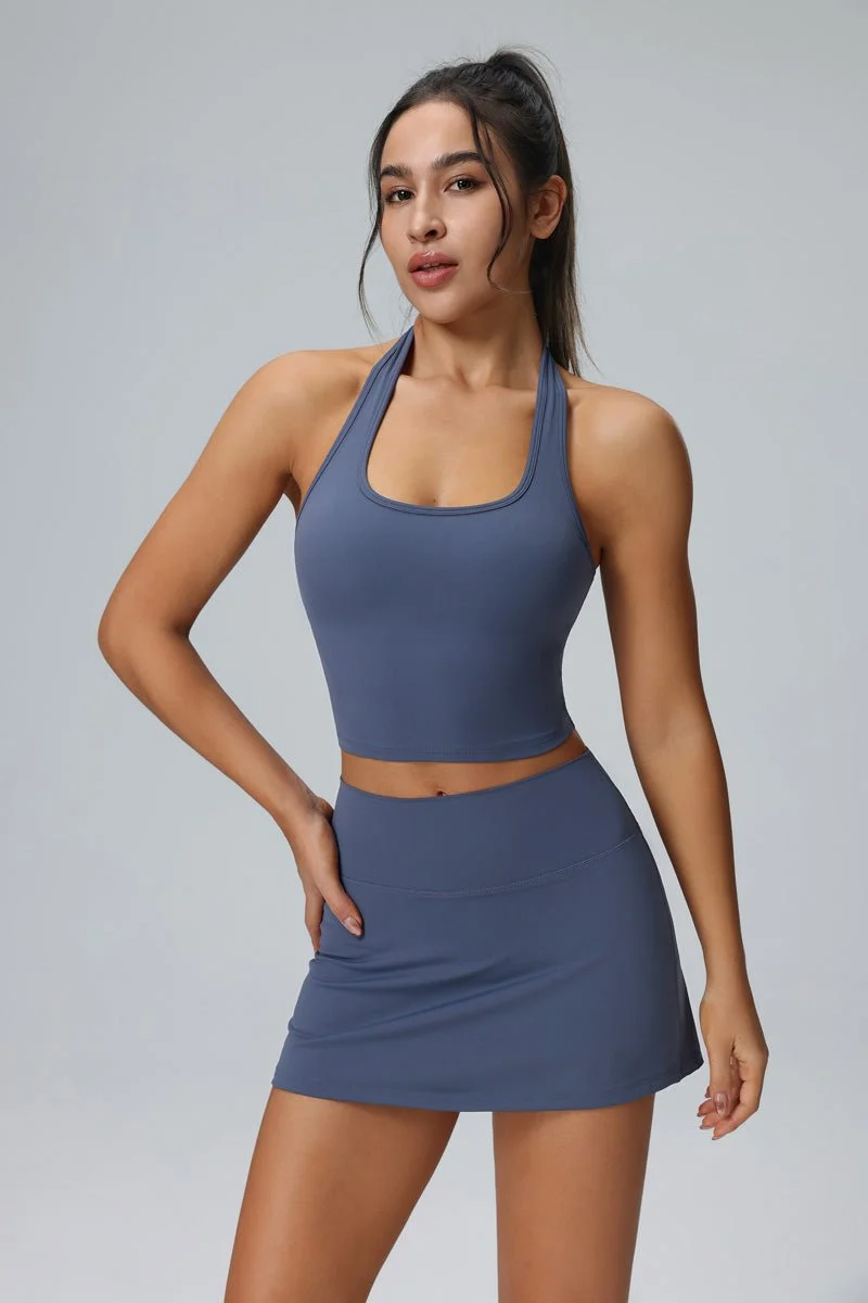 Halter Neck Yoga Bra - Imagen 2