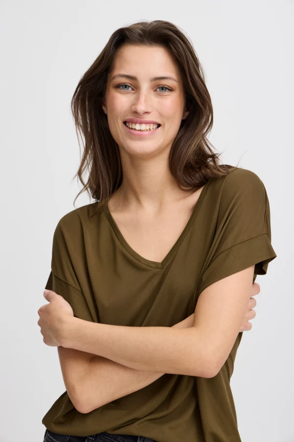 Camiseta detalle hombro BYPERL BYOUNG - Imagen 5