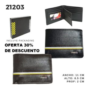 21203 BILLETERA LINEA DOBLE