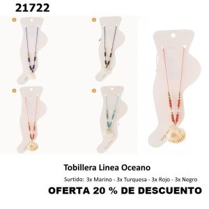 21722 Tobillera Linea Oceano 20% DE DESCUENTO