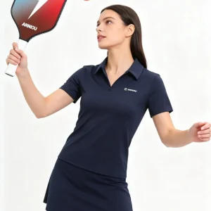 UPF 50+ Short Sleeve Pickleball Polo Shirts
