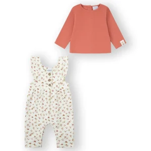 CONJUNTO PETO Y CAMISETA FLORAL