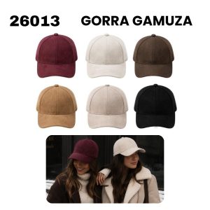 26013 GORRA CAP GAMUZA
