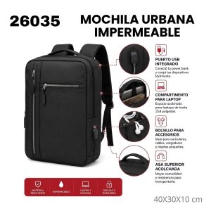 26035 MOCHILA URBANA PORTANOTEBOOK