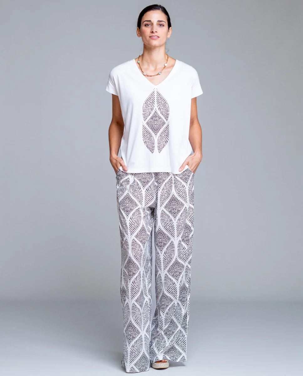 Camiseta GEOMETRÍA LINEAL SEÑORETTA - Imagen 2