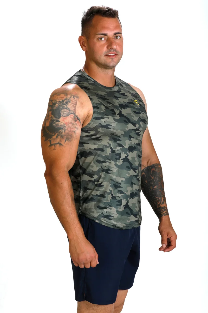 Camiseta HADES (verde militar) - Imagen 3