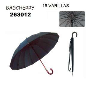263012 PARAGUAS BAGCHERRY 16 VARILLAS