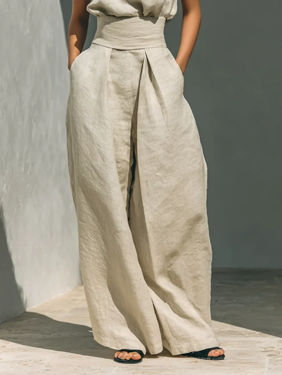 Conjunto Minimalista de Algodón y Lino - Maria - Imagen 8