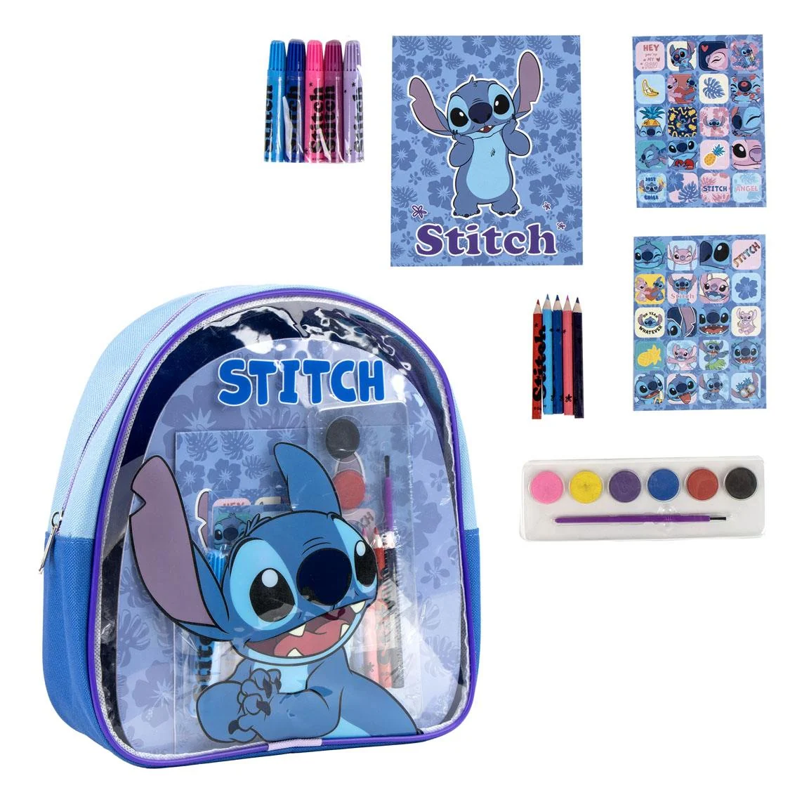 COLOREABLE MOCHILA STITCH - Imagen 2